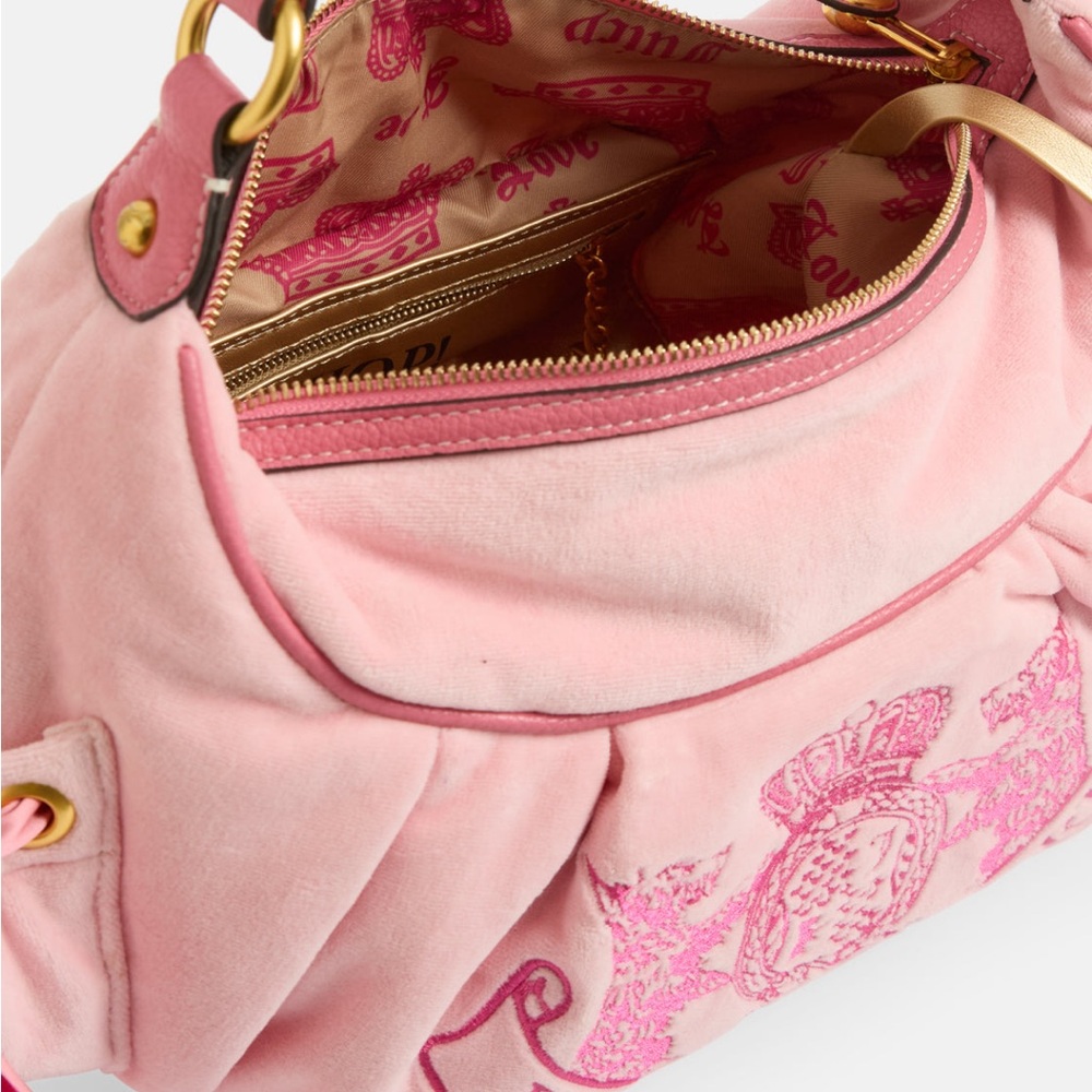 SOLD* Juicy Couture UK exclusive Pink Scottie dog Hobo Bag - Picture 5 of 6